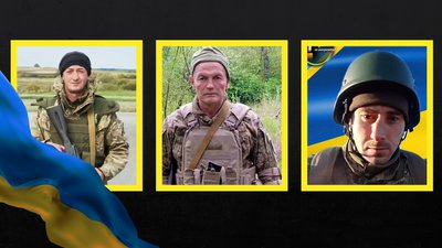Військові Анатолій Нетецький, Михайло Герасимчук та Руслан Орлов