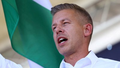 Лідер угорської опозиційної партії Тиса Петер Мадяр