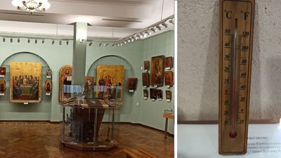 У куртках і з обігрівачами. Як працюють музейники у Кропивницькому