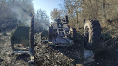 Партизани на Чернігівщині знищили російський “Тигр” Партизани на Чернігівщині знищили російський “Тигр”