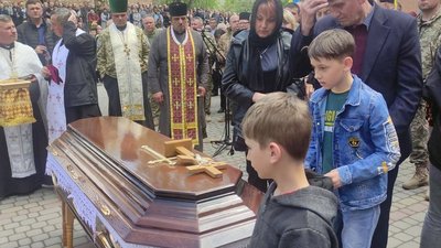 Похорон військового Миколи Луціва