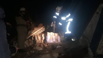 Обвал будівлі на Харківщині: одна людина загинула Обвал будівлі на Харківщині: одна людина загинула