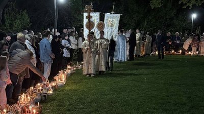 Великдень 2025: як освячували кошики в Ужгороді