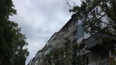 Будинок, в якому сталася пожежа Будинок, в якому сталася пожежа
