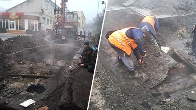Порив тепломережі у Кропивницькому