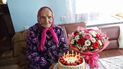 Марія Гурська, довгожителька з Херсонщини, 103 роки