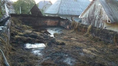 На Закарпатті горів житловий будинок: причину з'ясовують