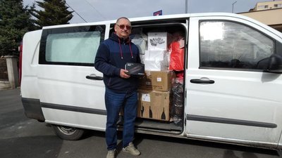 Полтавець Сергій Лукашов доставляє гуманітарні вантажі з-за кордону