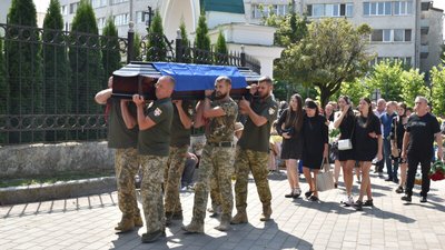 Прощання з Миколою Орєховським у Луцьку