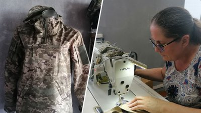 Шиють одяг для захисників попри відключення електрики