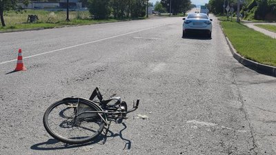 Місце ДТП на вулиці Стрийській у Дрогобичі