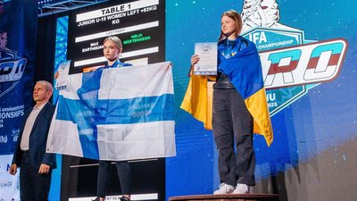 Волинянка перемогла у рукоборстві в Естонії