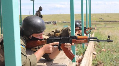 На Миколаївщині відбулись перші бойові навчання строковиків нацгвардійців