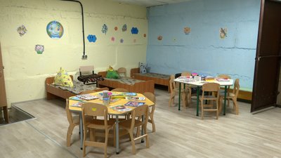 Укриття в ліцеї в Седневі Укриття в ліцеї в Седневі