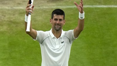Джокович виграв 25-й матч поспіль на Вімблдоні і став автором найдовшої за 15 років серії на турнірі