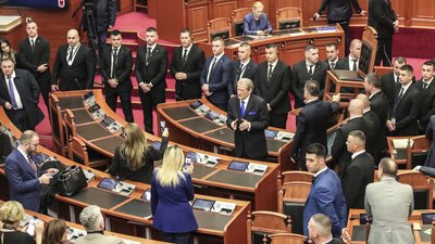 Робота албанського парламенту 