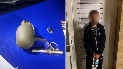 У Камʼянці-Подільському на автозапраці у чоловіка виявили бойову гранату