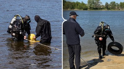 Що дістають водолази під час обстеження пляжів на Кіровоградщині – Суспільне