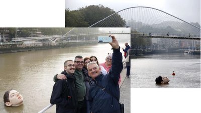 Скульптура дівчини, яка тоне, викликала ажіотаж у іспанському місті Скульптура дівчини, яка тоне, викликала ажіотаж у іспанському місті