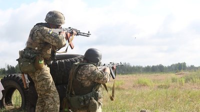 Бригада ТРО Тернопільщини приймає участь у конкурсі на кращий стрілецький взвод Бригада ТРО Тернопільщини приймає участь у конкурсі на кращий стрілецький взвод