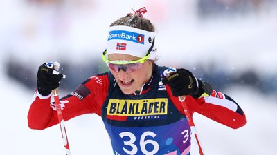 Терезе Йогауг у гонці з роздільним стартом на чемпіонаті світу-2025