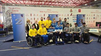 Спортсмени з Миколаєва здобули 5 нагород Кубку світу з фехтування на візках
