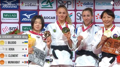 Дзюдоїстка Білодід здобула золото на турнірі серії "Grand Slam" у Парижі