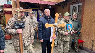 На Тернопільщині, в останню дорогу провели, попрощалися, Степан Антропов