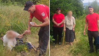 Гірські рятувальники, 80-річна пенсіонерка, Івано-Франківщина, ліс, пошуки