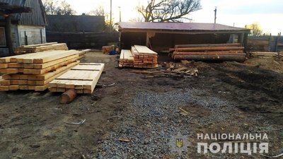 На Житомирщині двічі за добу поліція виявила необліковану деревину На Житомирщині двічі за добу поліція виявила необліковану деревину