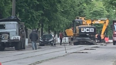 У Харкові продовжують демонтувати трамвайні колії: цього разу — на Мироносицькій У Харкові продовжують демонтувати трамвайні колії: цього разу — на Мироносицькій