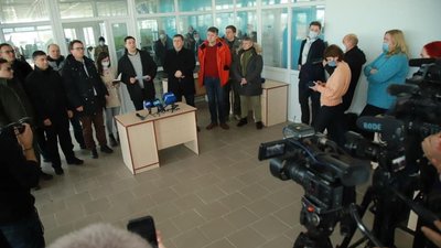 КПВВ "Чонгар" на Херсонщині відвідала делегація з Естонської Республіки КПВВ "Чонгар" на Херсонщині відвідала делегація з Естонської Республіки