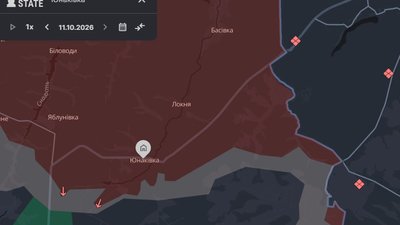 Російські військові просунулися у районі Садків Юнаківської громади, — мапа DeepState