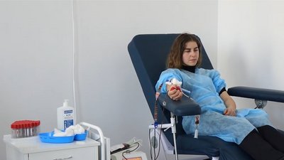 У Франківську ювенальні поліцейські здали кров онкохворим дітям