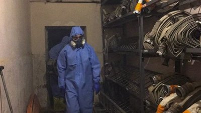Тернопільські рятувальники продезінфікували свої приміщення в управлінні ДСНС Тернопільські рятувальники продезінфікували свої приміщення в управлінні ДСНС