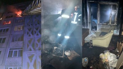 У Чернігові горіла квартира в багатоповерхівці: одна людина загинула, 17 — евакуювали