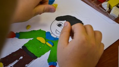В Одесі для дітей поліцейських організували розвиваючий майстер-клас. ФОТО В Одесі для дітей поліцейських організували розвиваючий майстер-клас. ФОТО