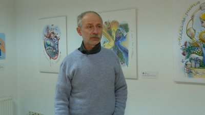 В Івано-Франківську відкрили виставку діджитал-малюнку на воєнну тематику В Івано-Франківську відкрили виставку діджитал-малюнку на воєнну тематику