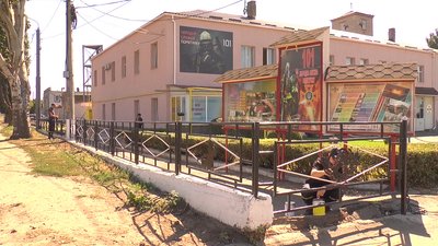У Миколаєві оновили фасад пожежно-рятувальної частини У Миколаєві оновили фасад пожежно-рятувальної частини