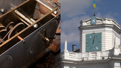 Житомир, міська рада, годинник, 28 березня 2025 року