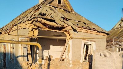 Херсонщина, Білозерка, обстріли, січень 2025, будинок