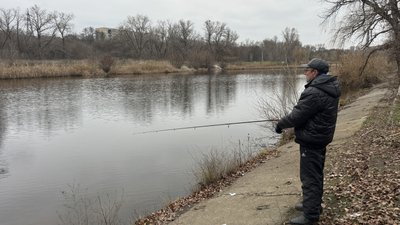 Ілюстративне. Рибалка. Річка Інгул. Грудень 2025 року