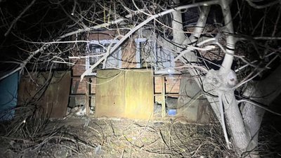Наслідки влучання російських БпЛА у Харківському районі