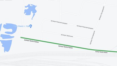 У Чопі вулицю Московську перейменували на Героїв України У Чопі вулицю Московську перейменували на Героїв України