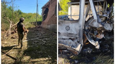 Пошкоджені будинки, автівка, поранені люди: армія РФ обстріляли 10 населених пунктів Донеччини