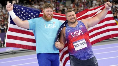 Раян Краузер та Джо Ковач, лідери збірної США зі штовхання ядра