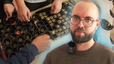 На Вінниччині школярі вирощують салат без ґрунту