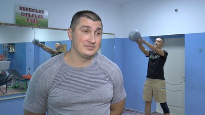 Тренер Микола Ткаченко та Володимир Мусяк Тренер Микола Ткаченко та Володимир Мусяк
