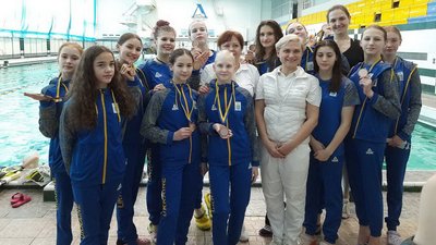 Одеські спортсменки завоювали "бронзу" чемпіонату України з синхронного плавання