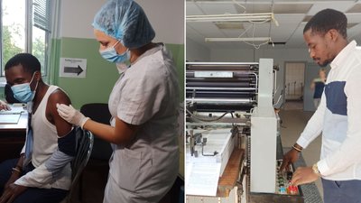 Конголезець, який живе на Кіровоградщині, вакцинувався від COVID з другої спроби. Чому відмовляли